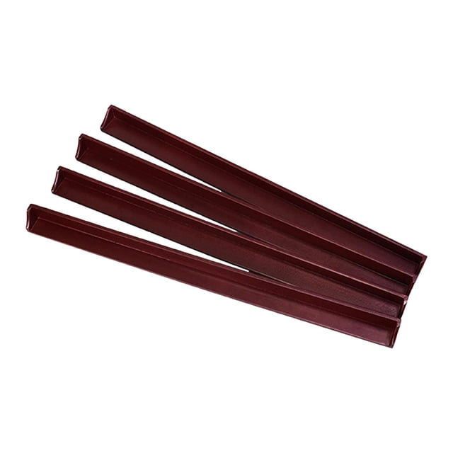 TISHITA 4 Pieces Wooden Mahjong Racks Trays for Family Friends Entertainment Holiday 450x30x5mm