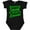 AB-Black, variant on Inktastic Super Sassy Irish Lassy with Green 4 Leaf Clovers Boys or Girls Baby Bodysuit
