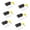 Black, variant on Adjustable Window Opening Limiter Security Lock Antitheft Window Security Lock