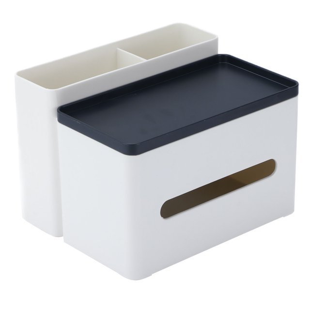 Boîte de Tissu Grille de Stockage Conception Arc Ouverture Plus Lisse Extraction Multifonctionnelle en Plastique Moderne Support de Tissu pour la Maison