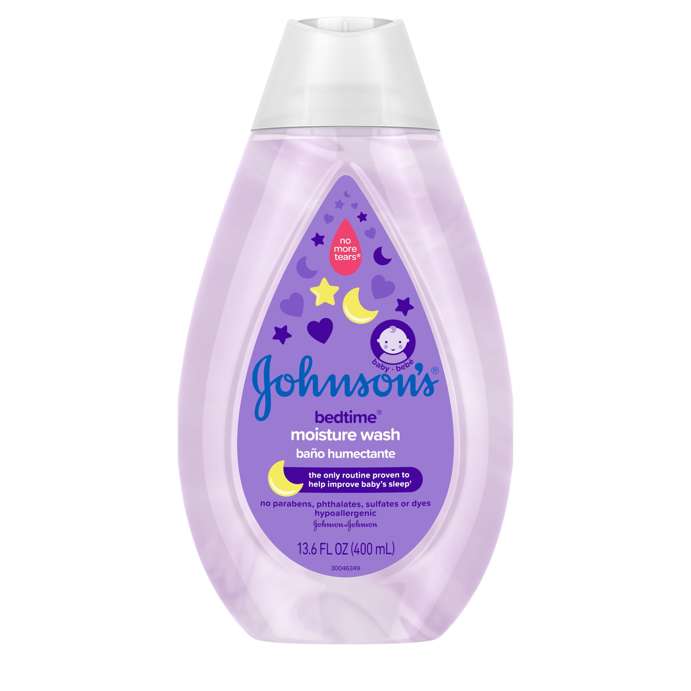 Johnson's Bedtime Tear-Free Baby Moisture Body Wash with Soothing Aromas, 13.6 oz - image 3 of 10