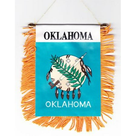 - Oklahoma Window Hanging Flag