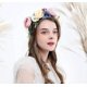 thumbnail image 3 of Diadema de flores bohemias JanHm corona floral tocado floral con cinta ajustable, 3 of 5
