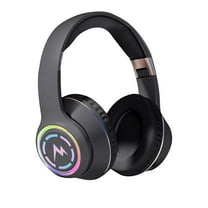 YZEGDCH Clearance Tech ,True Wireless Over-ear Headphones Active Noise Cancelling Headphones with Mic Bluetooth Headphones for Travel Office Cellphone PC