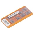 thumbnail image 1 of Lathe Turning Tool, Wear Resistance Low Friction Coefficient High Working Efficiency CNC Lathe Insert 10 Pcs Tin Plated  For Milling For Cast Iron, 1 of 8