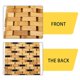 thumbnail image 3 of Household Bamboo Mat Natural Style Bamboo Block Woven Mat Anti-slip Foot Pad for Floor, 3 of 4