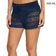 thumbnail image 2 of Greeniant Pantalones cortos de encaje para mujer, bañadores de moda, ropa de baño, cómodo y Sexy, accesorios de playa de poliéster Deportes acuáticos Azul oscuro XXL, 2 of 6