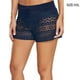 thumbnail image 4 of Pantalones cortos de encaje Wosthever para mujer resistentes al desgaste traje de baño lavable Sexy ropa de playa Azul oscuro XXL, 4 of 6