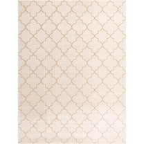 Jill Zarin Uptown Collection Area Rug - Lincoln Center (9' x 12' Rectangle White/Beige)