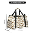 thumbnail image 3 of Fuzoiu Leopard Print Print Travel Duffle Bag,Carry On Tote Bags,Duffel Bag,Sport Gym Bag, Hospital Bag for Labor and Delivery, Overnight Bag,Luggage Bag, 3 of 7