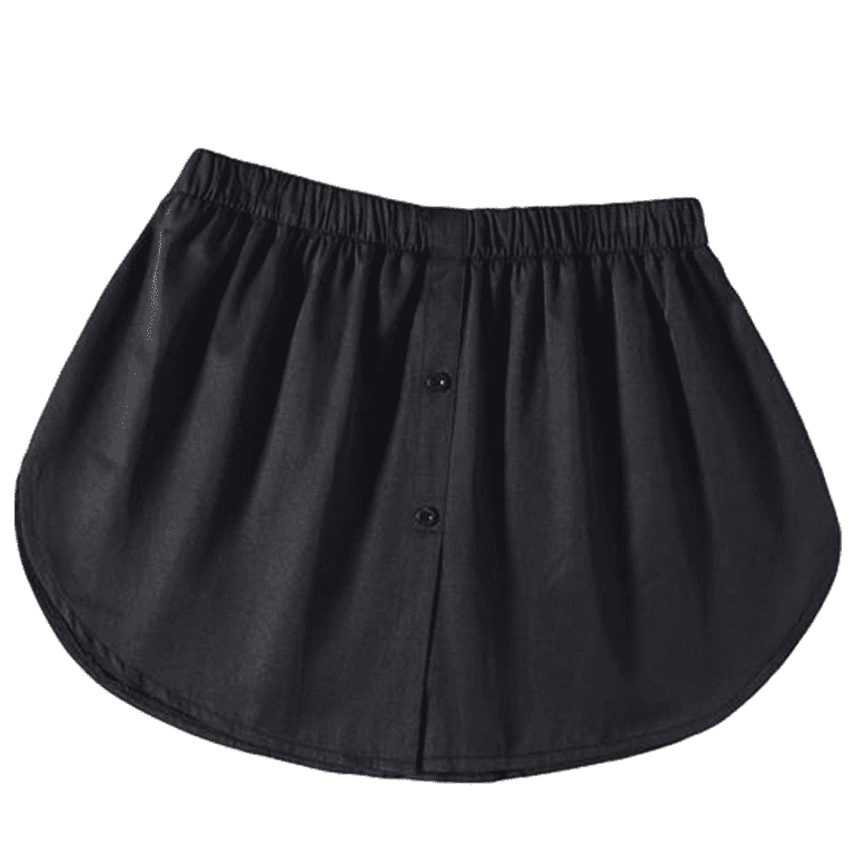 Mini Skirt Shirt Extender Adjustable Layering Fake Top Lower Sweep Hem  Skirt Hot