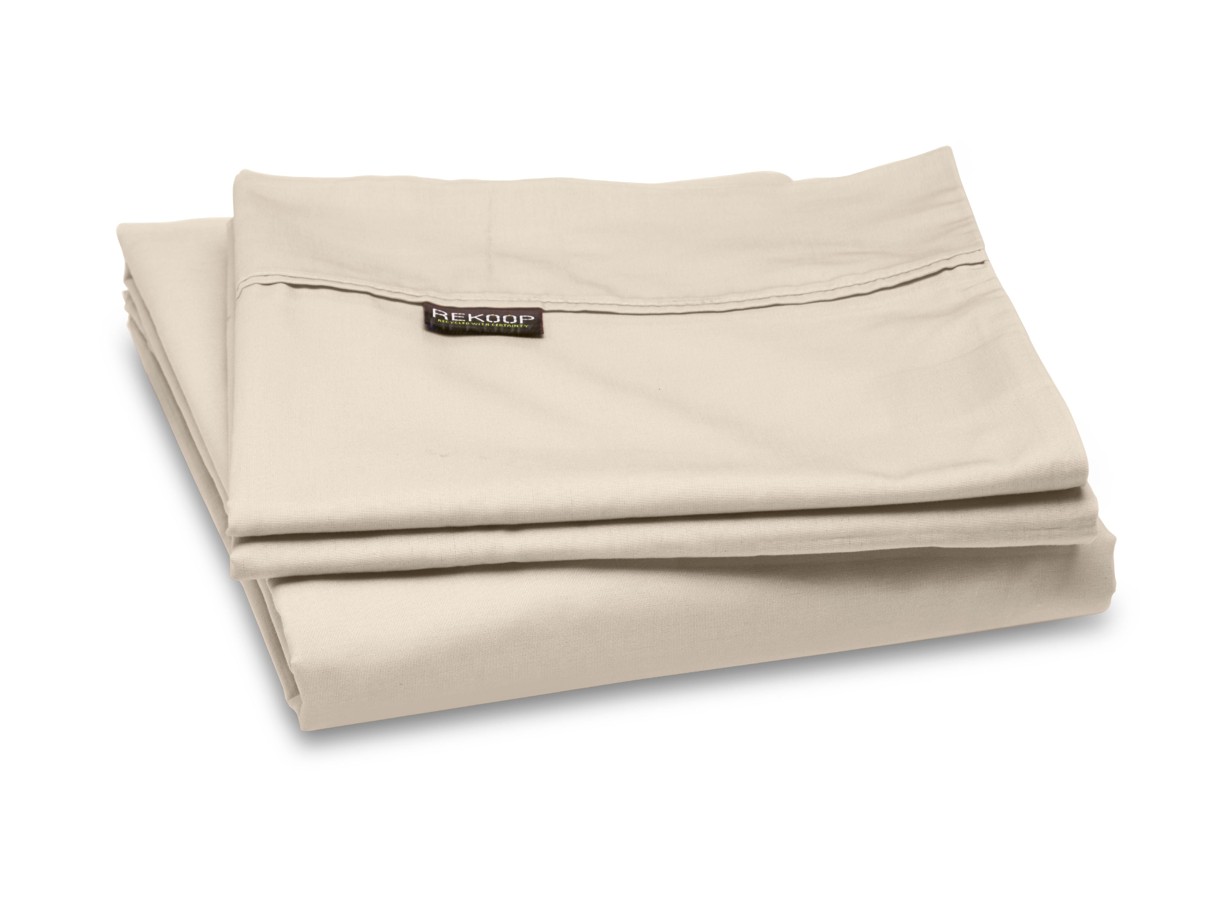 REKOOP EcoFriendly Polyester Fiber Blended With Cotton Ultra Soft Twin/Twin XL Sheet Set