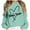 Green, variant on Mama Sweatshirt, Custom Mama with Children's Name on Sleeve, Mother's Day Black S
