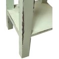 thumbnail image 5 of Sunset Trading Cottage Table d'Appoint Étroite en Bois Style en Vert Bahama et Dessus Délavé, 5 of 5