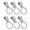 Gray, variant on YongCo Modern Simple Elastomer Towel Hoop Gluey Wall Hook Denial Drill Bathroom Kitchen Planner Permanent Simple