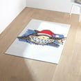 thumbnail image 4 of CafePress - Christmas Shark Area Rug - 3'x5' Decorative Area Rug, Fabric Throw Rug, 4 of 5