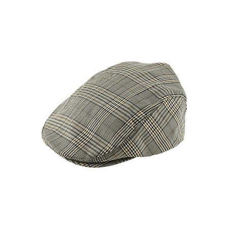 Top Headwear Plaid Fashion Ivy Cap