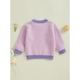 thumbnail image 6 of Baby Toddler Boys Girl Knit Sweaters 3 6 9 12 18 24 Months 2T 3T 4T 5T Long Sleeve Round Neck Bunny Embroidery Pullover Toddler Winter Tops, 6 of 9
