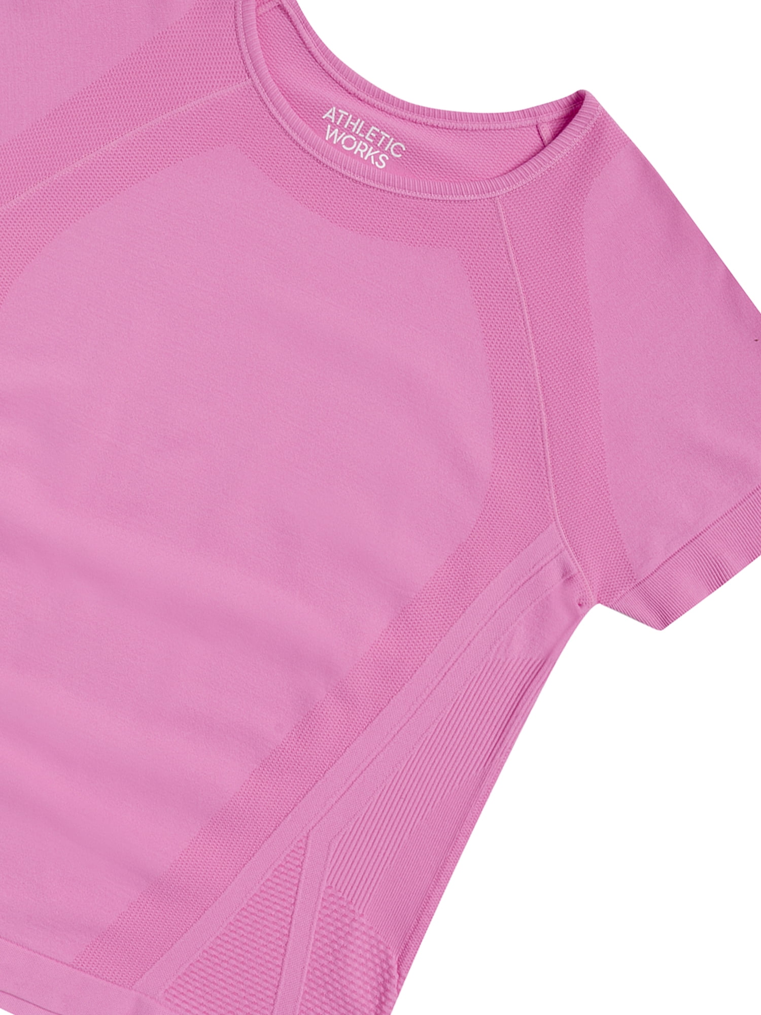 Athletic Works Girl's Active Seamless Tee, Sizes 4-18