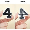 thumbnail image 7 of 5sets 50PCS Iron on Numbers Patches Black 0-9 Sew on Patches Wool Felt Embroidery Repair Patches Decals for Clothes Jerseys Varsity Jacket DIY Decoration Craft Accessories Black DIY, 7 of 7