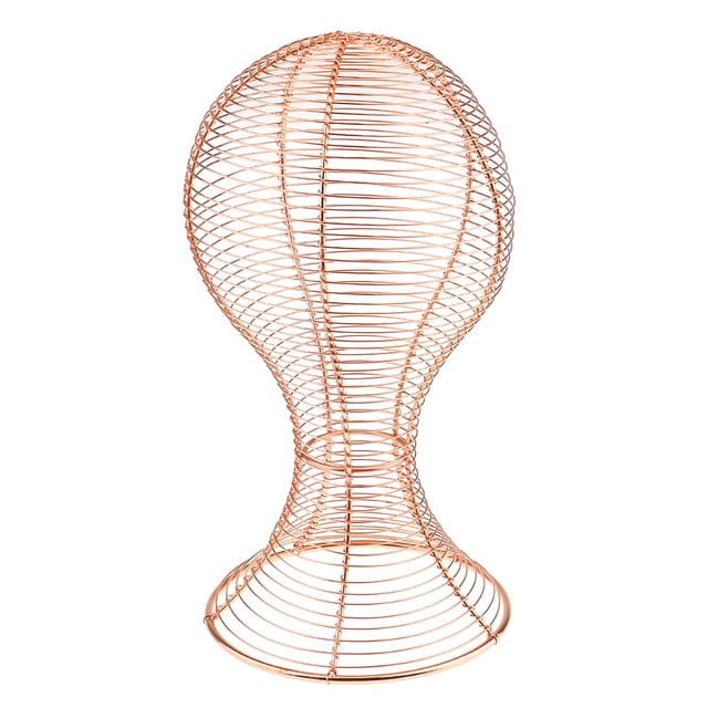 Naiovety Metal Hat Cap Rack Hair Pink Gold Wig Holder Storage Stand Display Type2 NO2