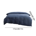 thumbnail image 4 of Sentmoon Comforter Cover Bedding Set Washed Solid Color Core Soft Comforter Style Dorm Bed Set Breathable Lightweight Cozy Fabric Fresh Tone Set for Apartment Guest Room and Easy Refresh, 4 of 9