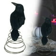 thumbnail image 2 of GiLiling 2025 Realistic Black Crow Tree Topper with Spring​​ | Halloween Christmas Tree Decoration for Indoor/Outdoor Venue Displays and Gothic Themed Party Props, 2 of 7