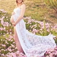 thumbnail image 4 of Femmes Enceintes Dentelle Longue Robe Maxi Maternité Robe Photographie Accessoires Photo Shoot, 4 of 6