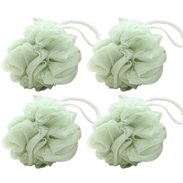 Soft-Set de Shower Bouquet: paquete de 4 exfoliantes con limpieza con gran espuma