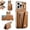 Brown, variant on Mynvo for Apple iPhone 16 Pro Max, PU Leather Zipper Wallet Phone Case with Card Slots, Cash Pocket, Metal Buckle Hook Folio Stand Back Protective Cover, Brown