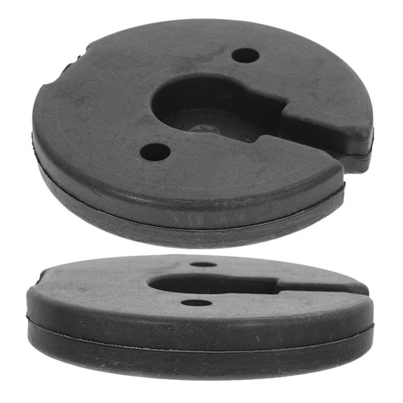 Raindrops 2pcs Iron Weighted Lamp Base Weight Heavy-Duty Metal Round Chassis For Lamps Versatile Lamp Support For Lighting Replacement Lamp Weight