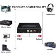 thumbnail image 3 of Optical to RCA Converter, Digital to Analog Audio Converter with Volume Control DAC Converter Supports Sampling, 3 of 5