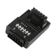 thumbnail image 4 of Adaptador de corriente de 450 W para placa base, tarjeta de vídeo, ordenadores de sobremesa y tarjetas gráficas. STD Negro, 4 of 7