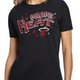 thumbnail image 3 of Women's Starter Black Miami Heat Fireworks T-Shirt, 3 of 3