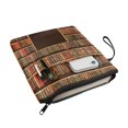 thumbnail image 3 of HELLHERO Vintage Library Bookshelf Print Book Sleeve with Zipper 11.4"x8.7" Durable Polyester Book Protector Pouch with Portable Rope Front Pocket, 3 of 8