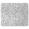 thumbnail image 1 of Black and White Mouse Pad, Musical Composition with Notes Quavers Chords Treble Clefs Sheet Elements, Rectangle Non-Slip Rubber Mousepad, Black White, by Ambesonne, 1 of 2