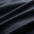thumbnail image 4 of Funda de almohada individual estándar de color sólido suave 100 % algodón, 12 colores disponibles, 1 par Negro, 4 of 7