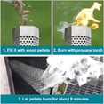 thumbnail image 2 of YMWVH 12-in Stainless Steel Pellet Smoker Tube Set: 5H Continuous Smoke, Hot & Cold Smoking, with 2 Hooks, Cleaning & Oil Brushes, Fits Multiple Grills, 2 of 7