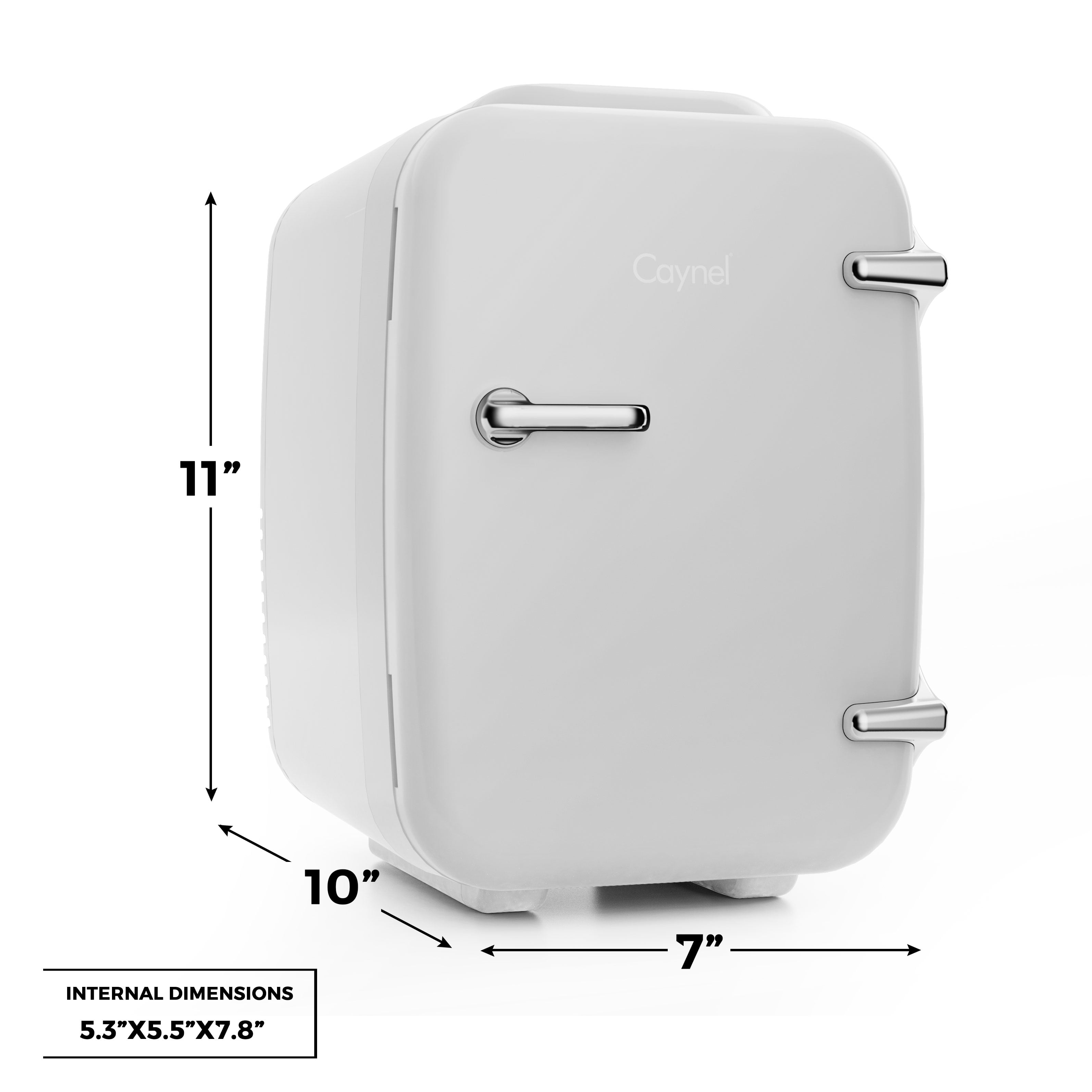 CAYNEL Mini Fridge Portable Thermoelectric 4 Liter Cooler and