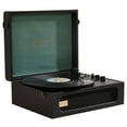 thumbnail image 2 of Arkrocket Coryphaeus Vinyl Record Player 3-Speed Bluetooth Input and Output Built-in Speakers with Magnetic Cartridge Auto Off (Black Green), 2 of 5