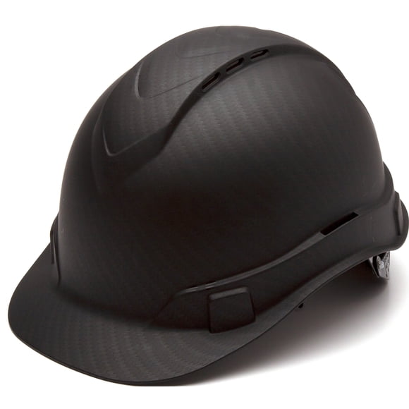 Casco Pyramex Ridgeline estilo gorro ventilado negro grafito