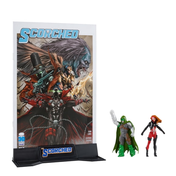 Figuras de acción McFarlane Toys Spawn Page Punchers, paquete de 2