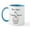 White/Blue Inside, variant on CafePress - Cupcake Queen Mug - 11 oz Ceramic Mug - Novelty Coffee Tea Cup