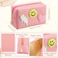 thumbnail image 3 of Parche con letras de chenilla Preppy Chunful Preppy para bolsa de maquillaje, 9 unidades, 3 of 6