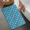 thumbnail image 2 of Blue Cartoon Unicorn Rainbow Cloud Star Balloon Bathroom Rugs Mat,Non Slip Microfiber Bathroom Rug,Rubber Backing,Soft Bathroom Mats for Bathroom Floor,Tub and Shower,20x32in(50x80cm), 2 of 5