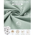thumbnail image 5 of COOFANDY Men's 2 Piece Linen Beach Outfits Short Sleeve Button Down Shirts Loose Pants For Men, 5 of 6