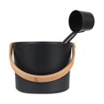 thumbnail image 1 of Finnish Sauna Aluminum Bucket, Long-Handled Spoon Set, Bathroom, 1 of 5