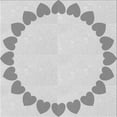 thumbnail image 1 of Ahgly Company Machine Washable Indoor Square Transitional Platinum Gray Area Rugs, 7' Square, 1 of 7