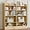 Oak, variant on Cozy Castle Toy Storage Organizer, 5 Tier Kids Bookshelf, 10 Cube Toddler Bookcase Storage Cabinet for Playroom, Kids Room, Living Room, Nursery, Cubby, Kindergarten (White)