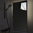 thumbnail image 5 of Cozeii Blackout Curtain, Stick On Window Shade, Cuttable Privacy Blind for Bedroom, Living Room, Rental, Travel, Dorm Window, Privacy Cover, 57.1x118 Inch, A, 5 of 9